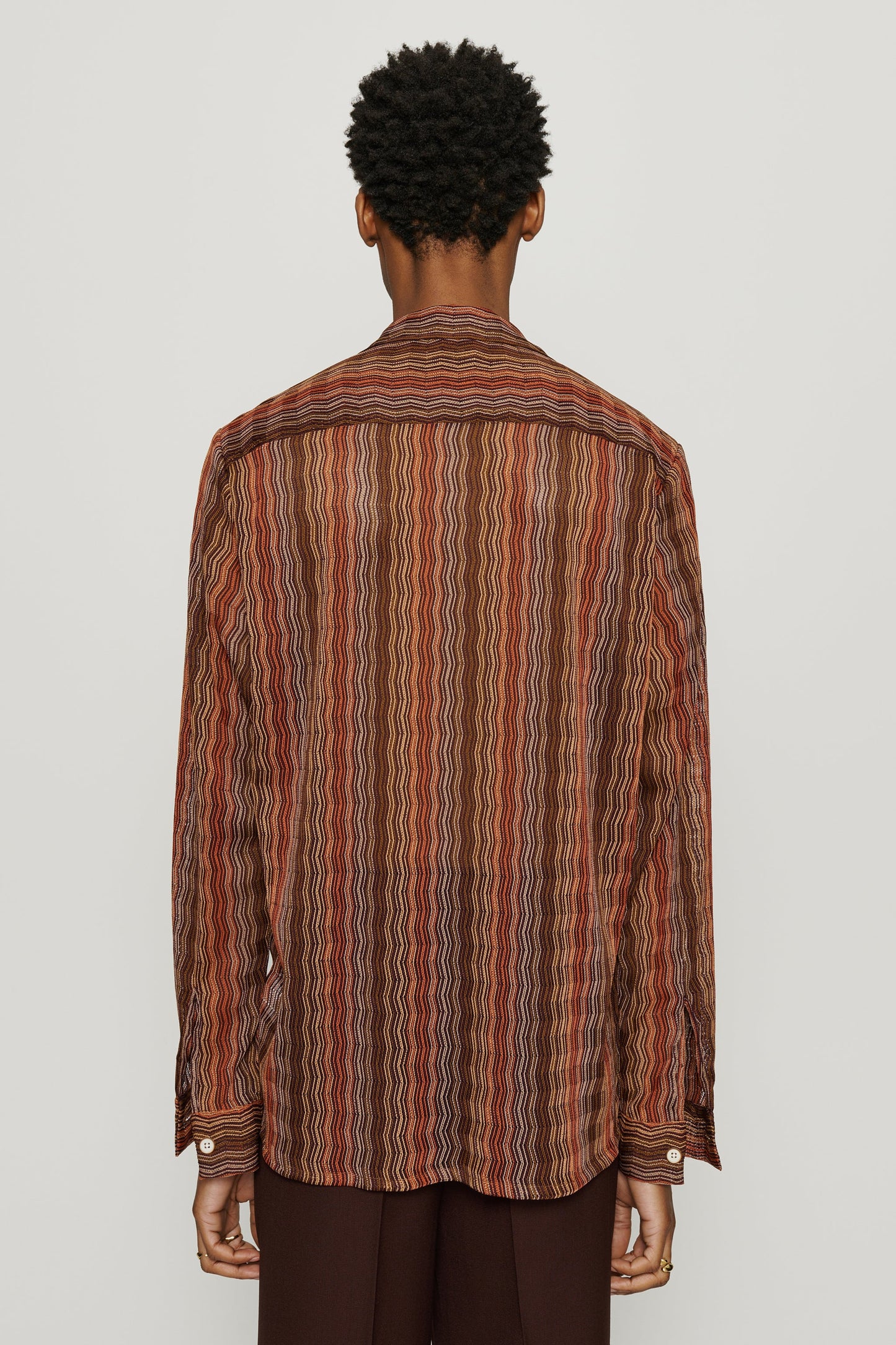 CMMN SWDN RANI SWEATER - ZIG ZAG PURPLE