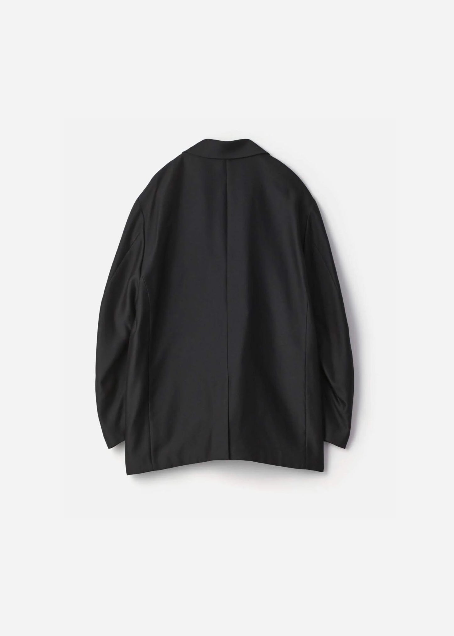 SSSTEIN OVERSIZED PEAK LAPEL LONG JACKET - DARK NAVY