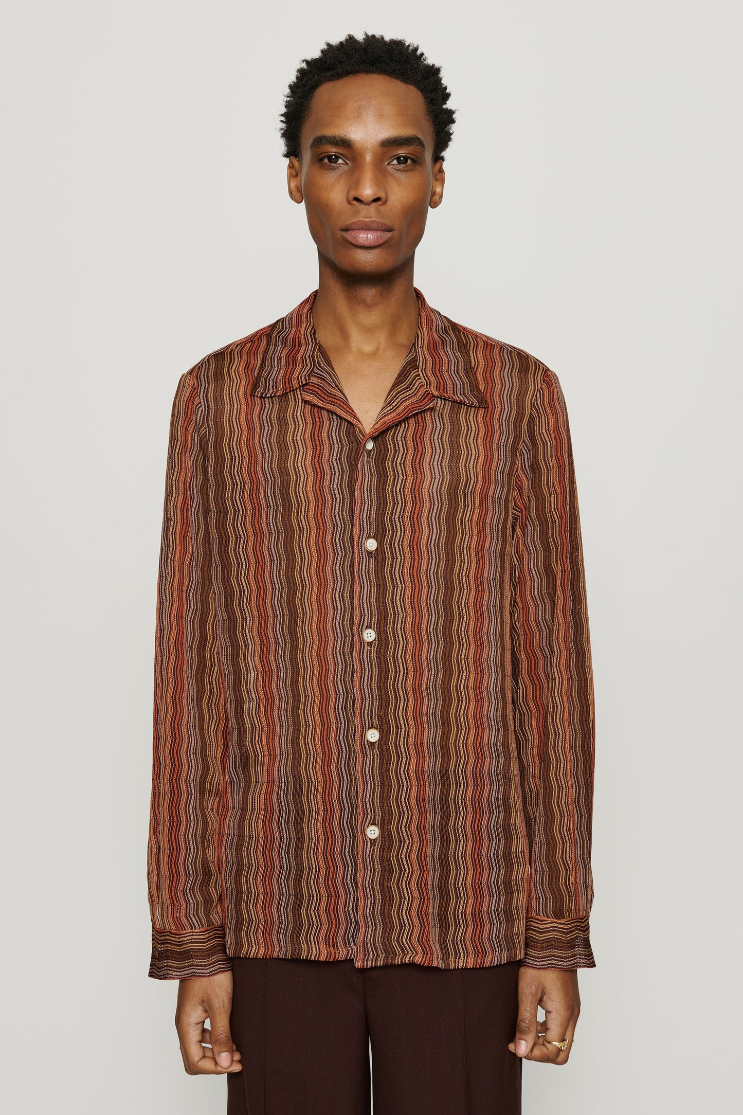 CMMN SWDN RANI SWEATER - ZIG ZAG PURPLE