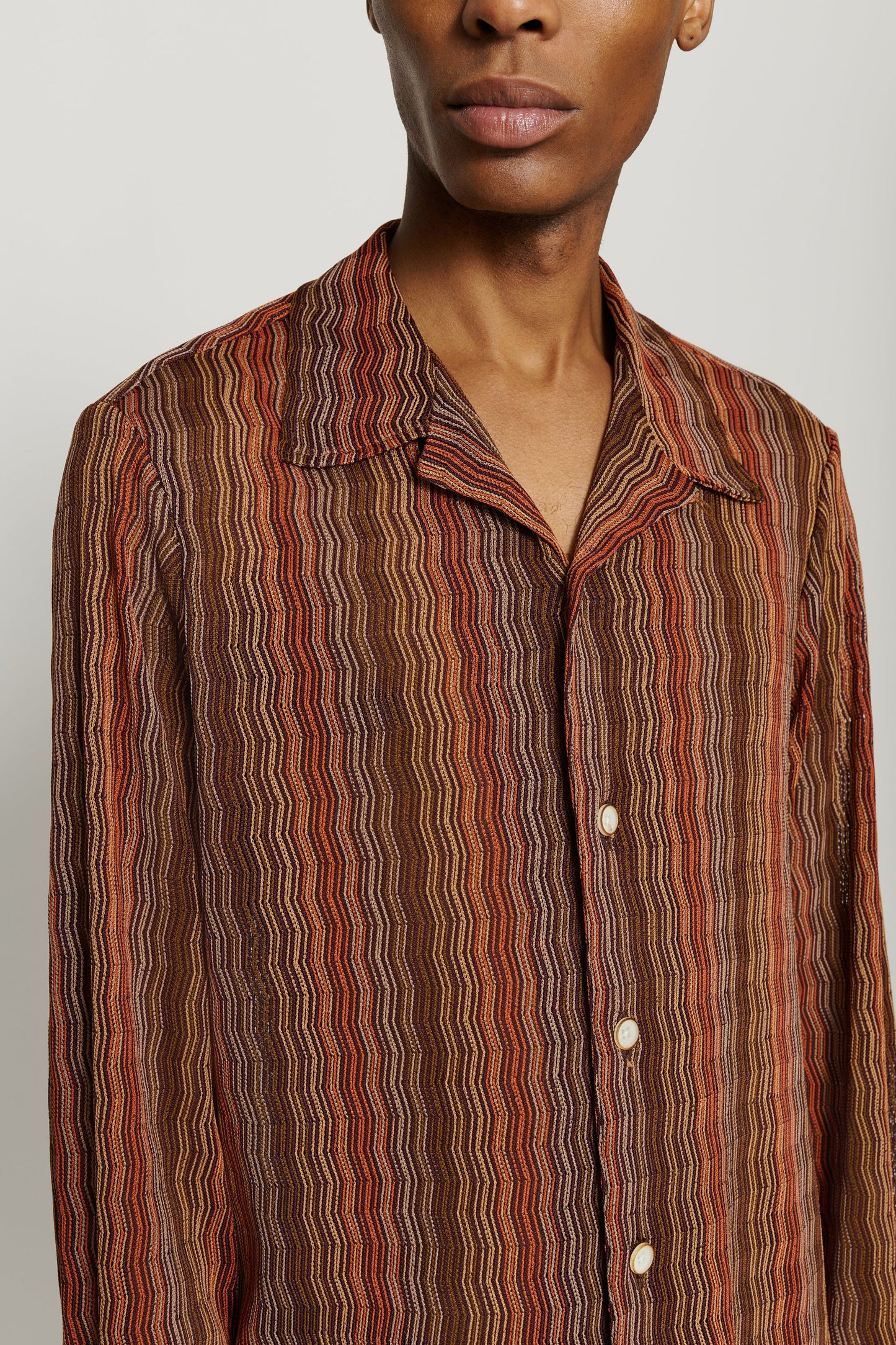 CMMN SWDN RANI SWEATER - ZIG ZAG PURPLE