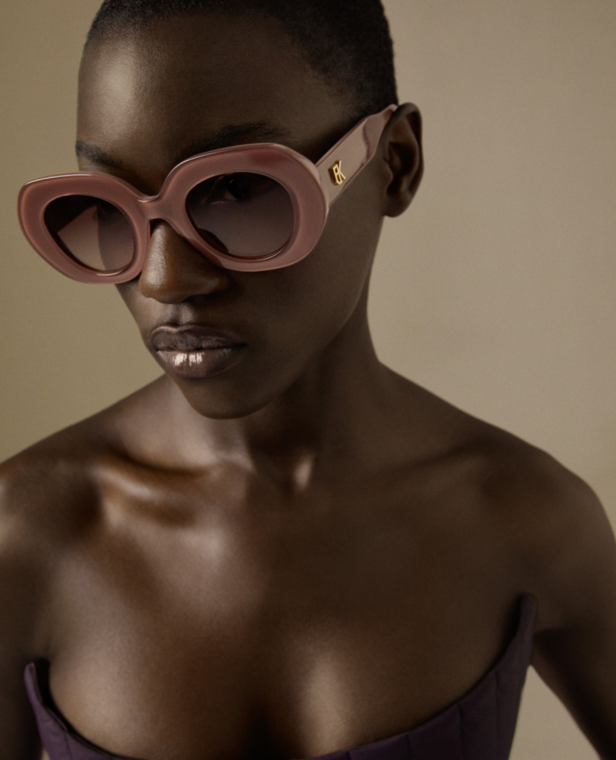 EMMANUELLE KHANH SUNGLASSES MIDNIGHT