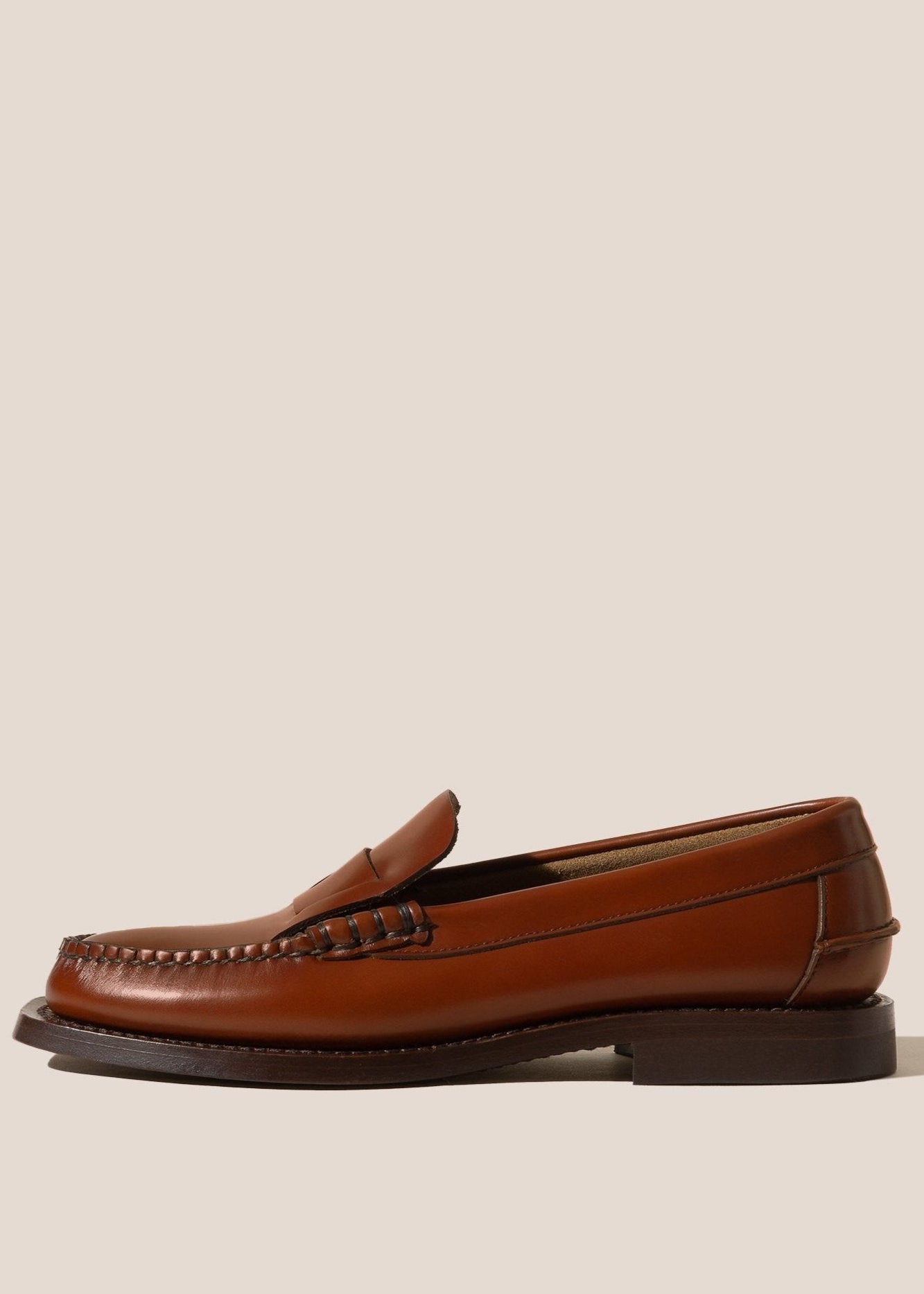 HEREU MEN SINEU INTERLACED SLIP ON LOAFER - TAN
