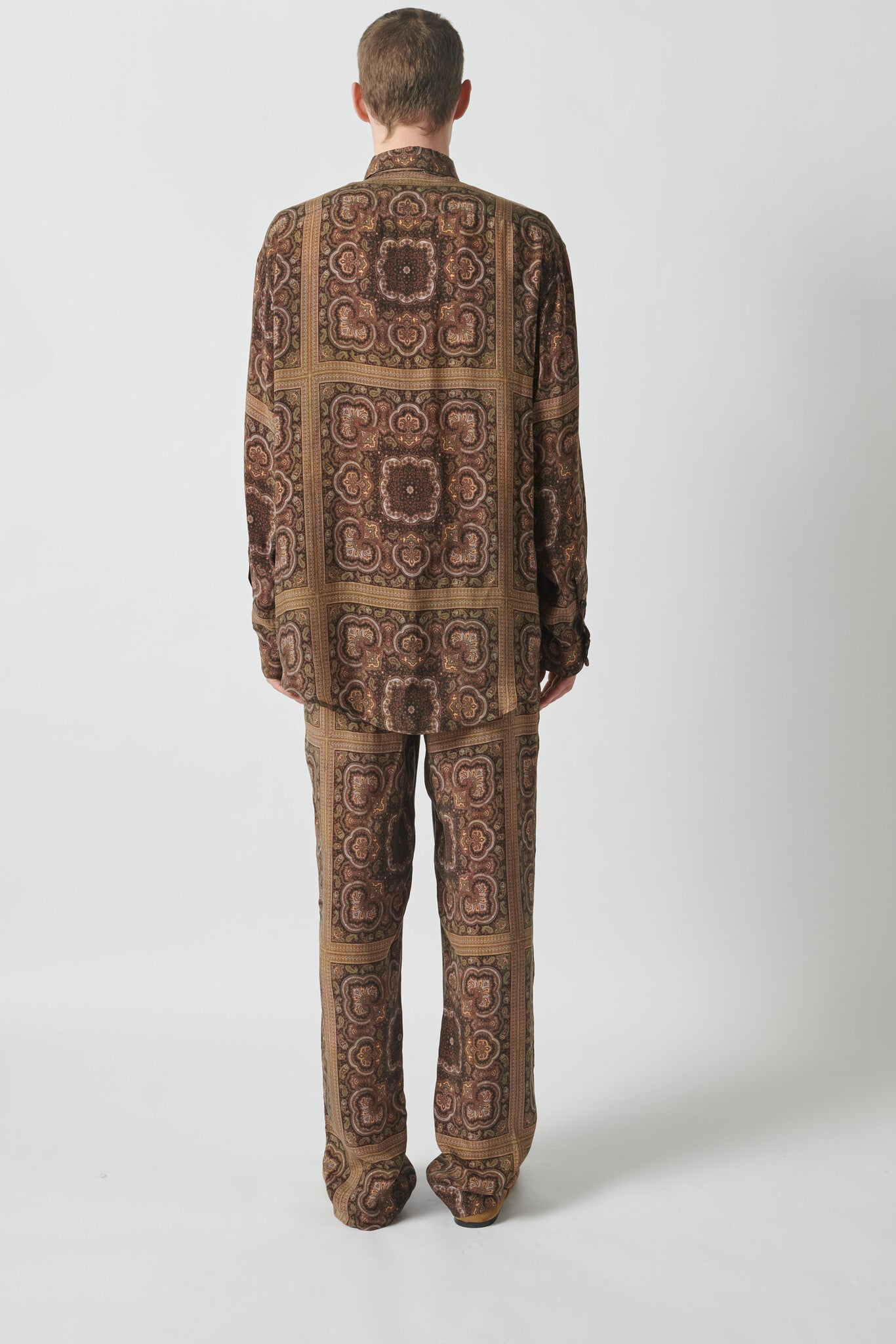 NANUSHKA MEN SEBAS LONGSLEEVE OVERSIZED SHIRT - PAISLEY