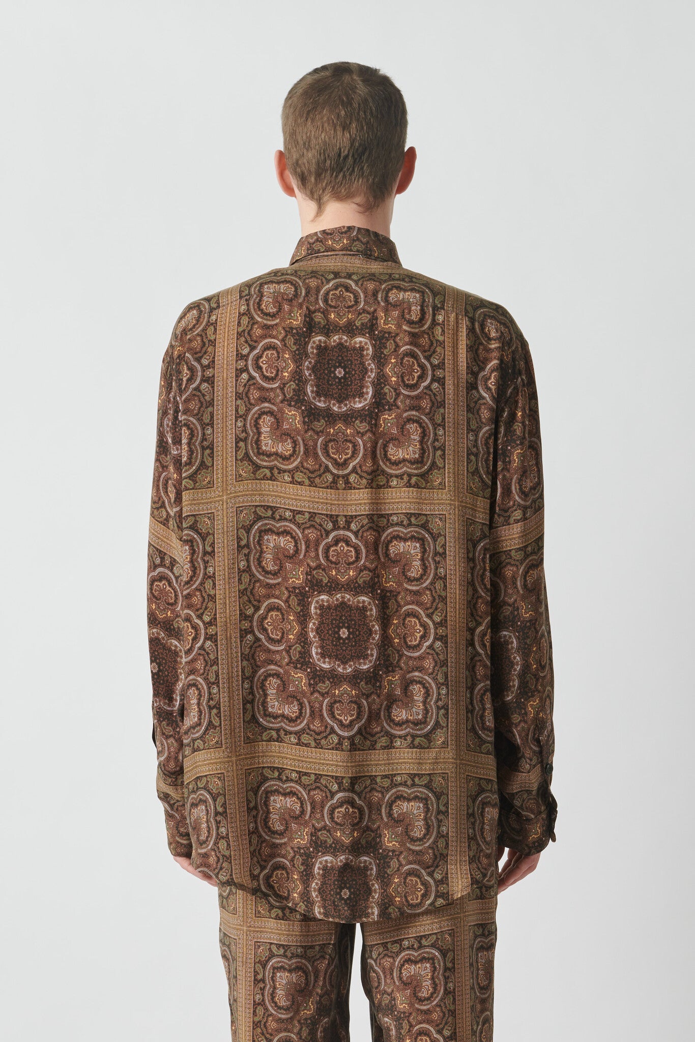 NANUSHKA MEN SEBAS LONGSLEEVE OVERSIZED SHIRT - PAISLEY