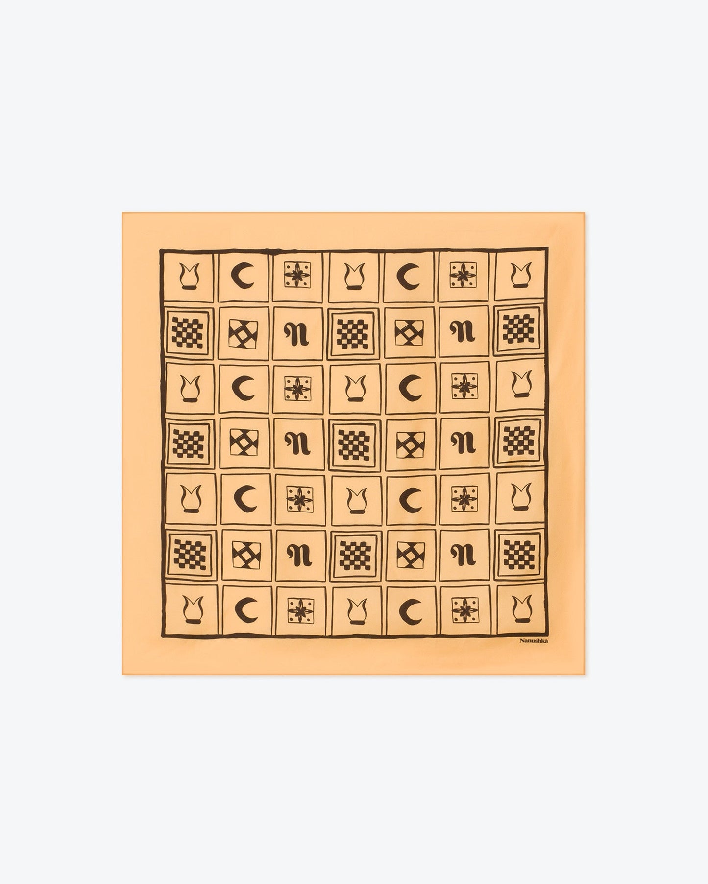 NANUSHKA SHOUL MEDIUM SILK SCARF