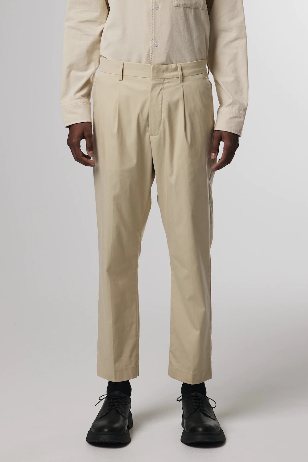 NN07 BILL RELAXED COTTON TROUSER - ECRU