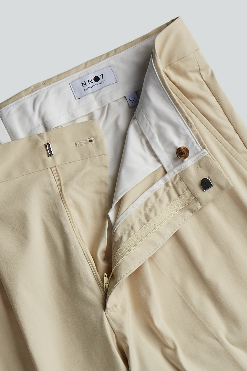 NN07 BILL RELAXED COTTON TROUSER - ECRU
