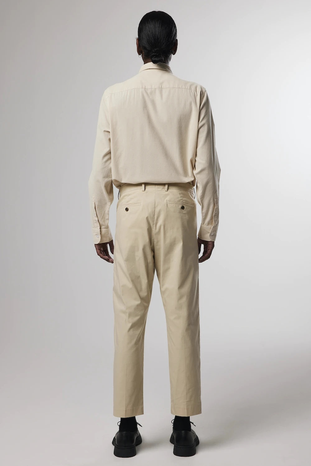 NN07 BILL RELAXED COTTON TROUSER - ECRU