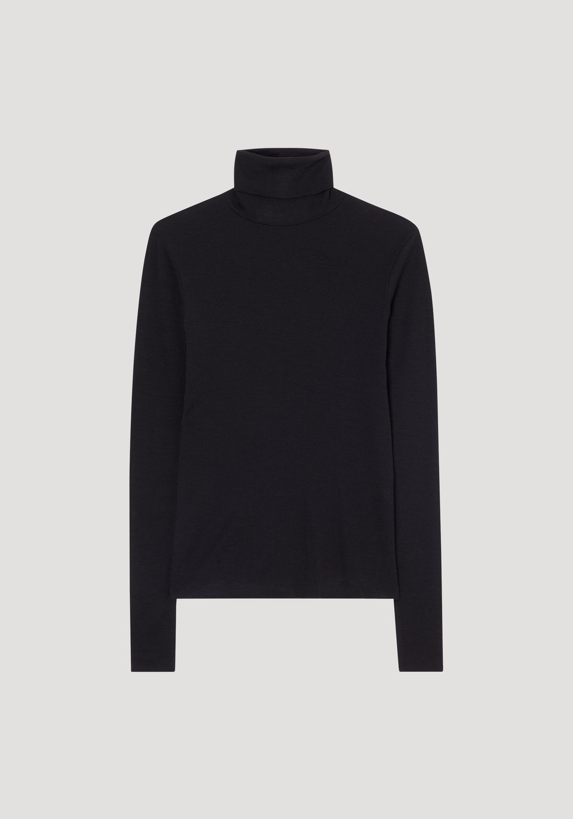 RÓHE FINE MERINO TURTLENECK - NOIR