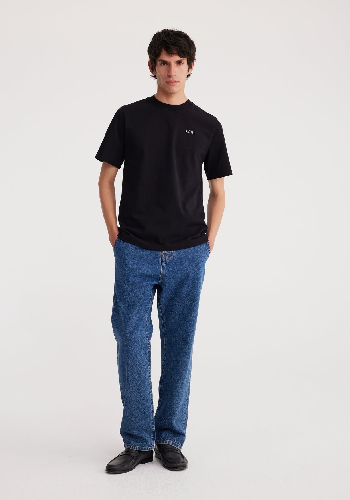 RÓHE MEN TAPERED LEG JEANS - INDIGO