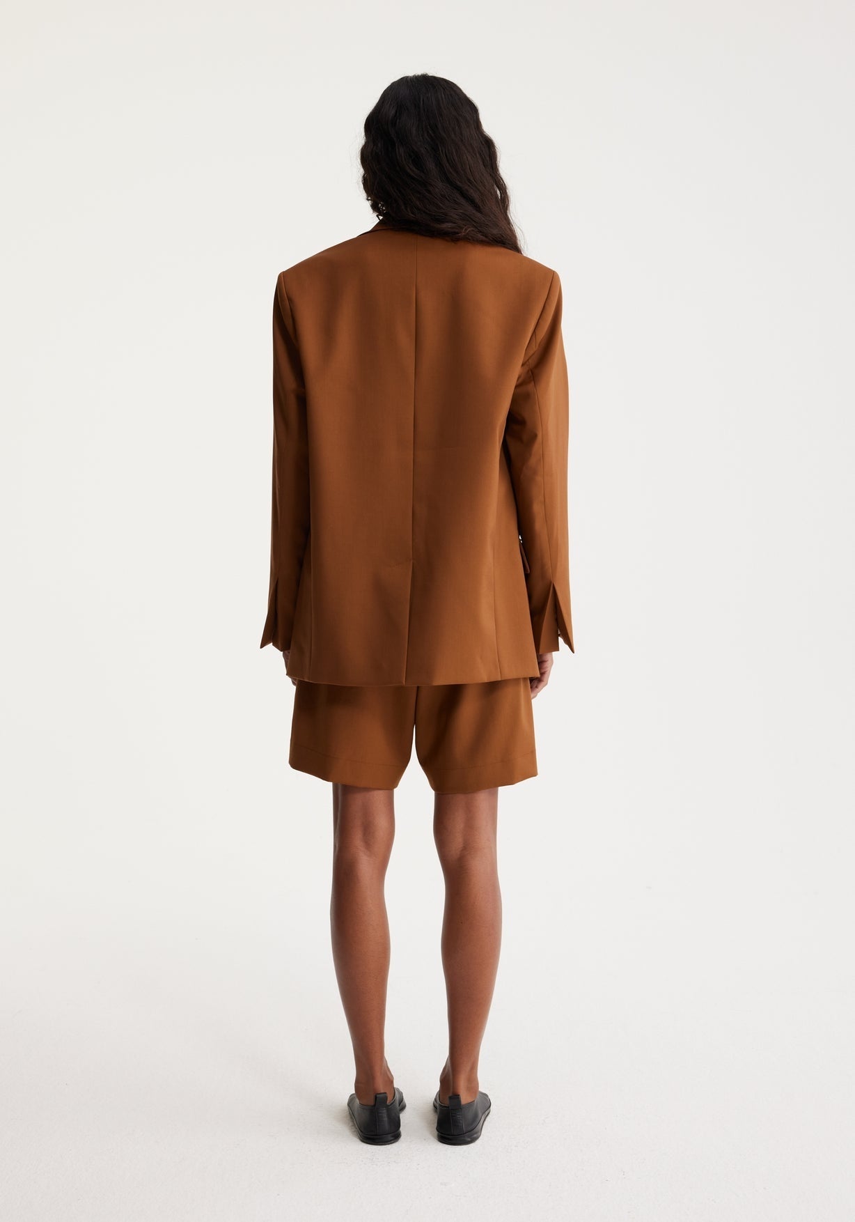 RÓHE SINGLE BREASTED RELAXED BLAZER - RUST