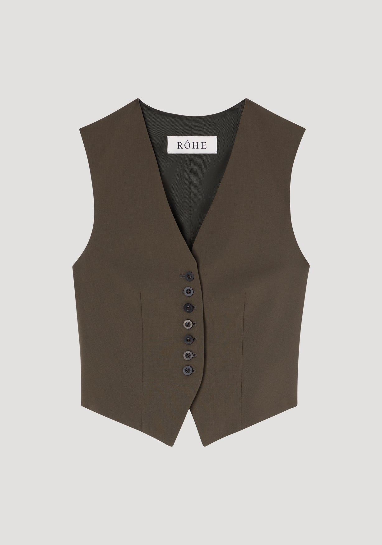 RÓHE SHAPED WAISTCOAT - EARTH