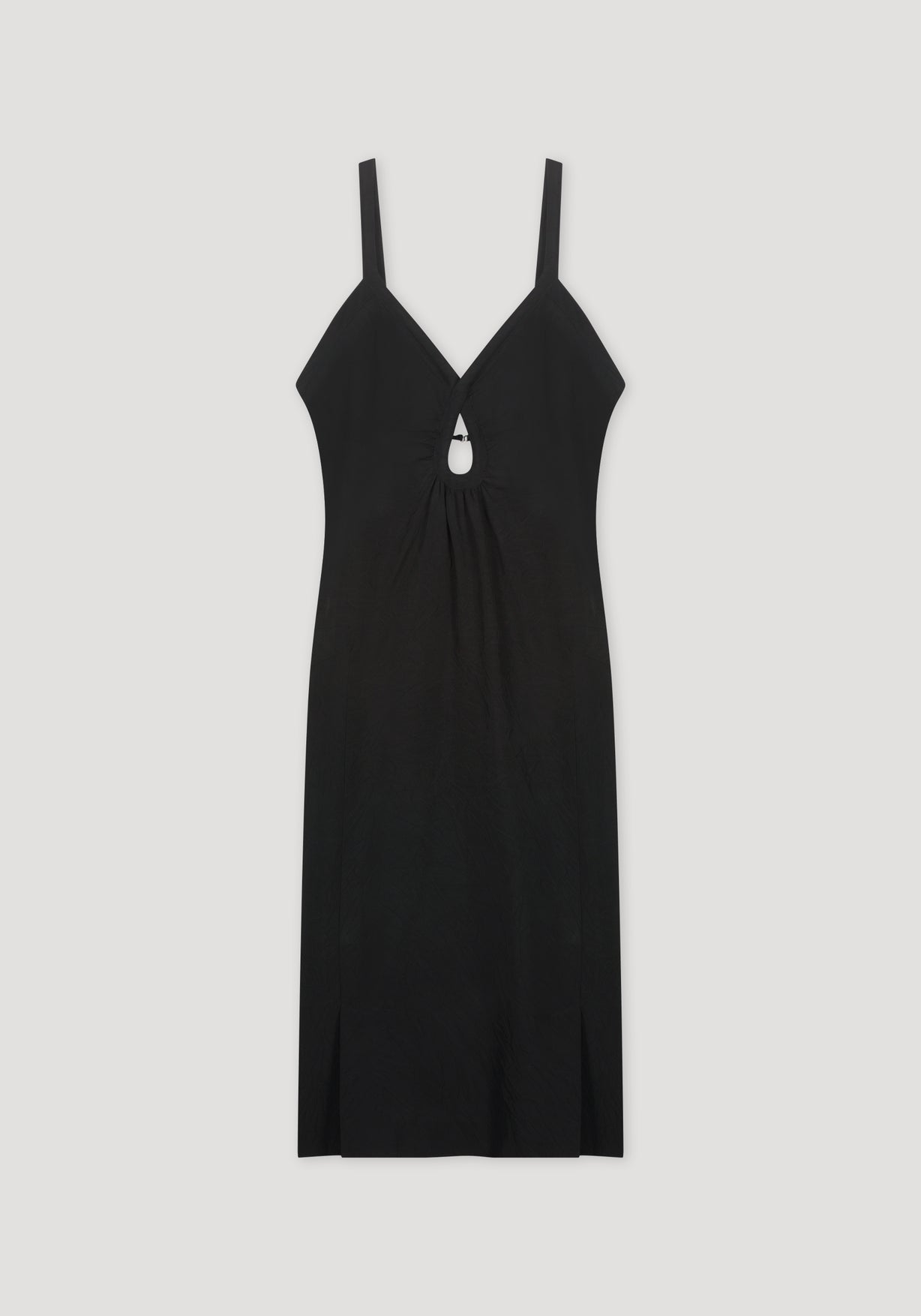 RÓHE SHORT ORGANIC SHAPED DRESS - NOIR