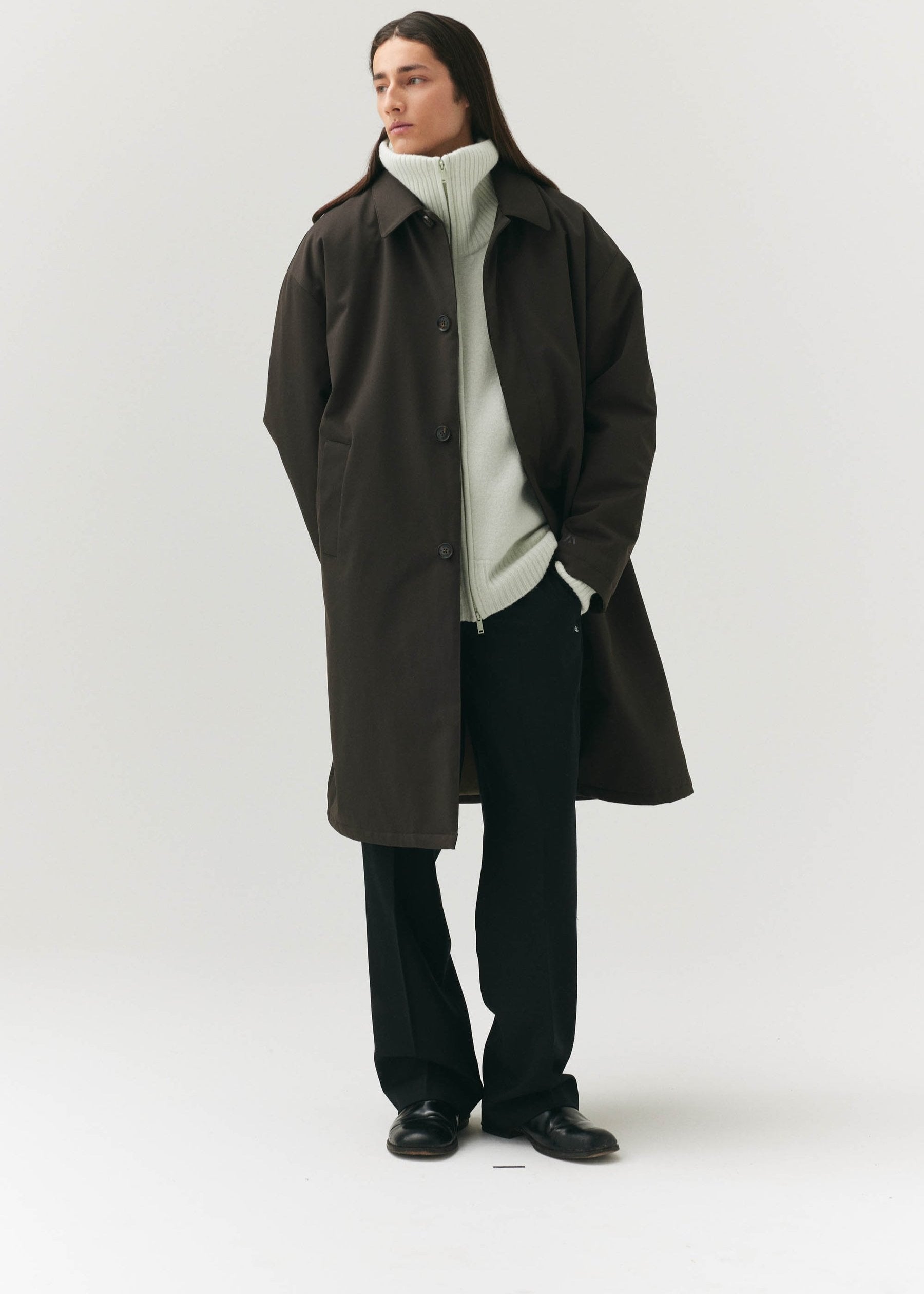 WELTER SHELTER JOBA CARCOAT NIN SPIN - FADED COFFEE – Velour Amsterdam
