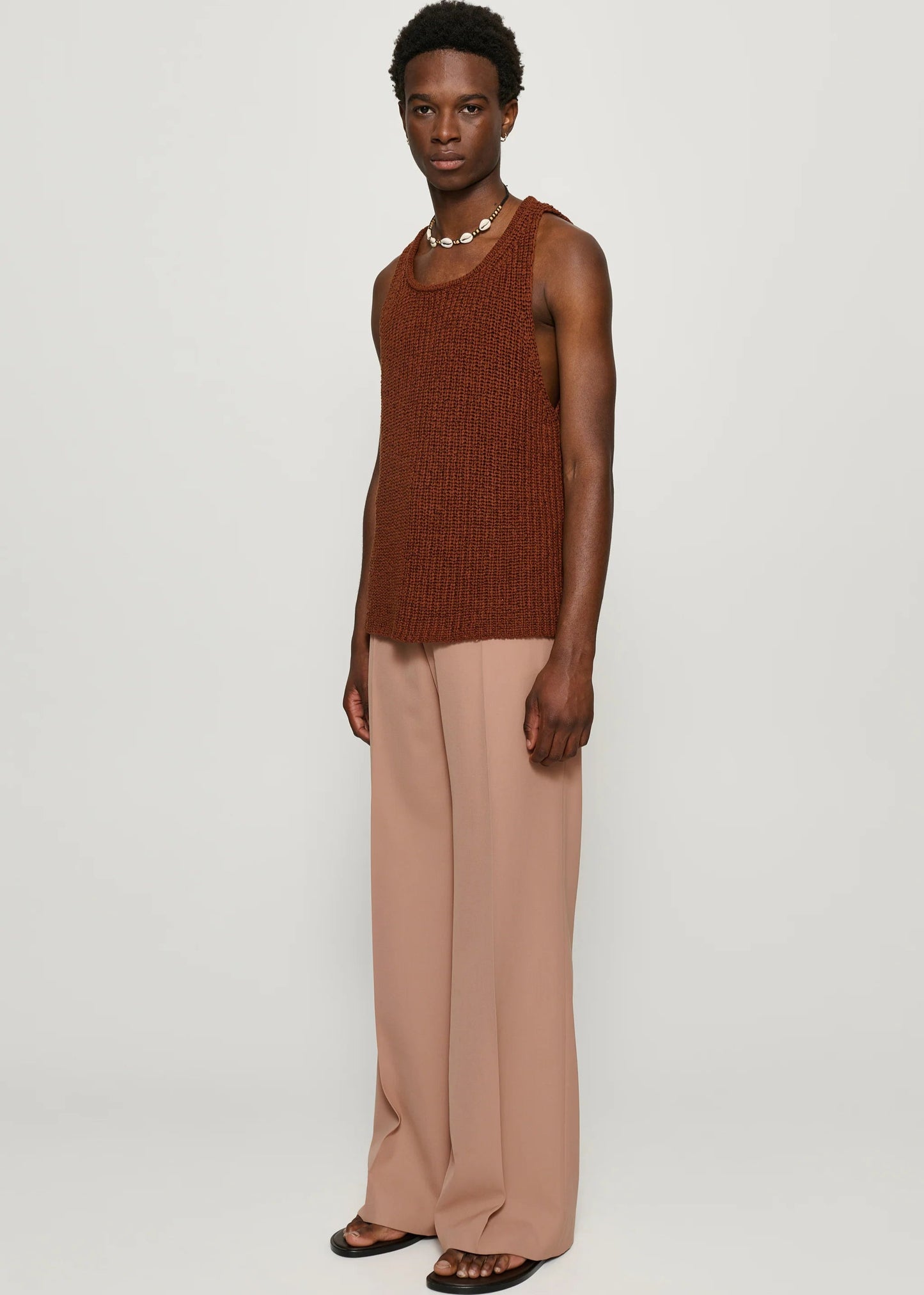 CMMN SWDN OTTO TAILORED TROUSERS - DUSTY PINK