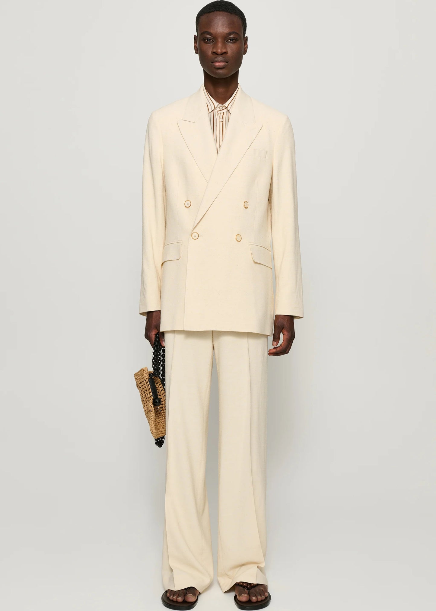 CMMN SWDN VIGAR BLAZER - CREAM