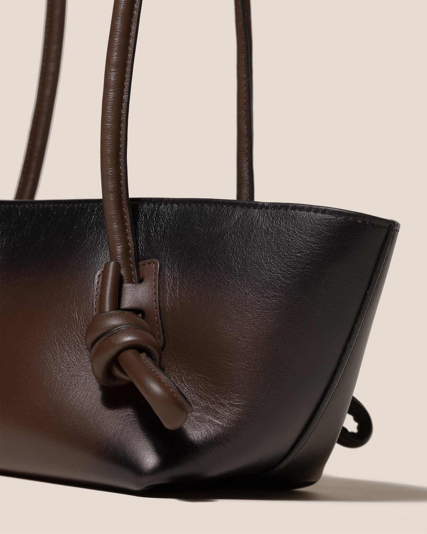 HEREU FLECA AIRBRUSHED BAGUETTE SHOULDER BAG