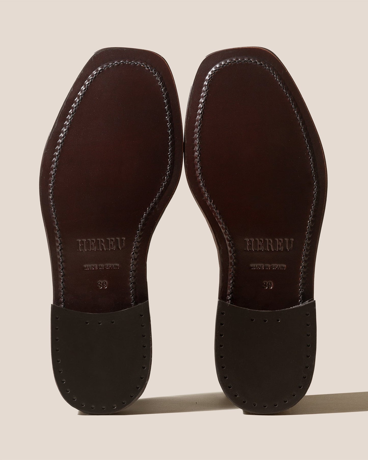 HEREU MEN SINEU GRAINY INTERLACE SLIP ON LOAFER - COGNAC