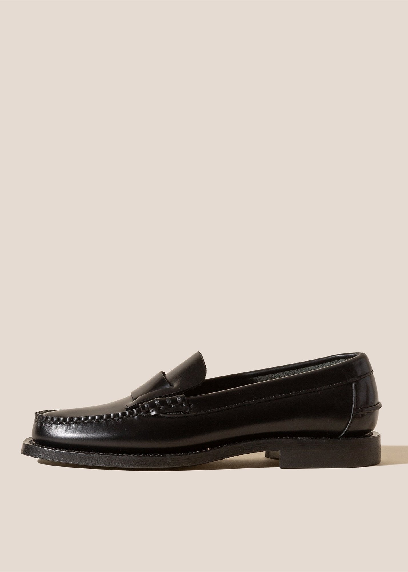 HEREU MEN SINEU INTERLACE SLIP ON LOAFER - BLACK
