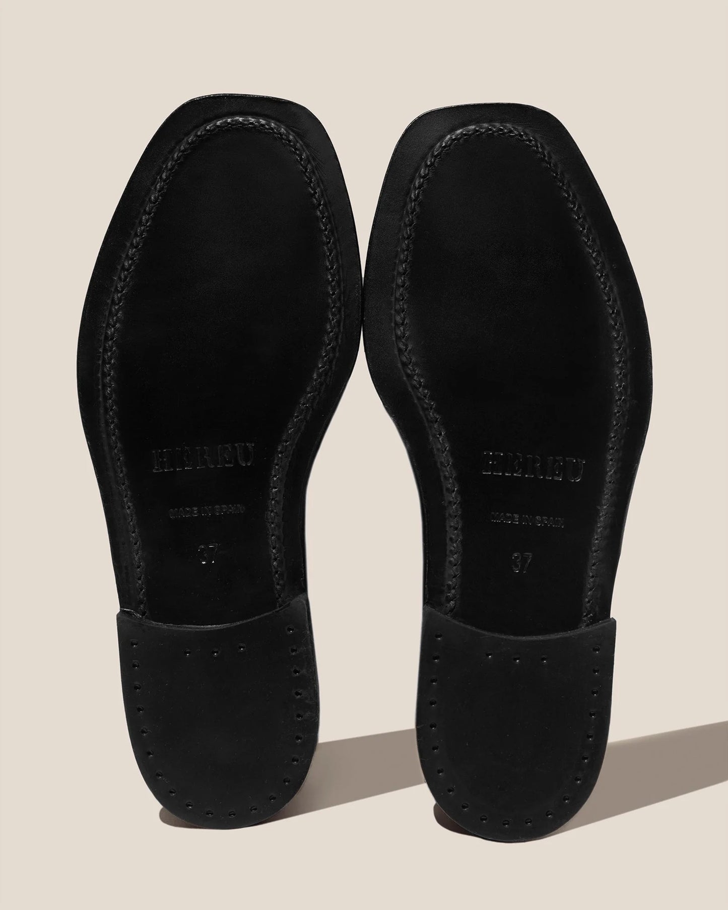 HEREU MEN SINEU INTERLACE SLIP ON LOAFER - BLACK