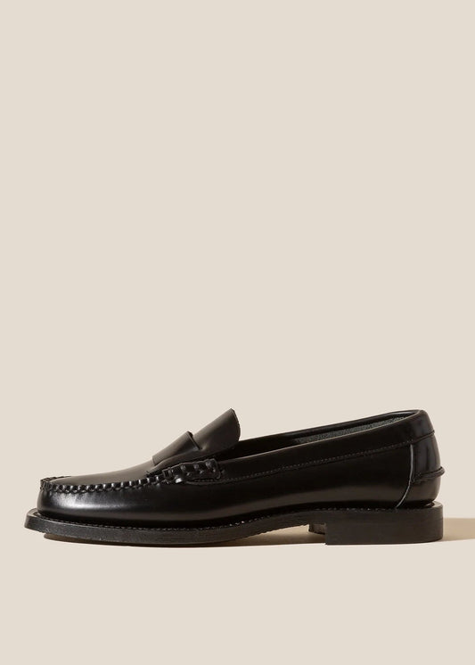 HEREU SINEU INTERLACE SLIP ON LOAFER - BLACK