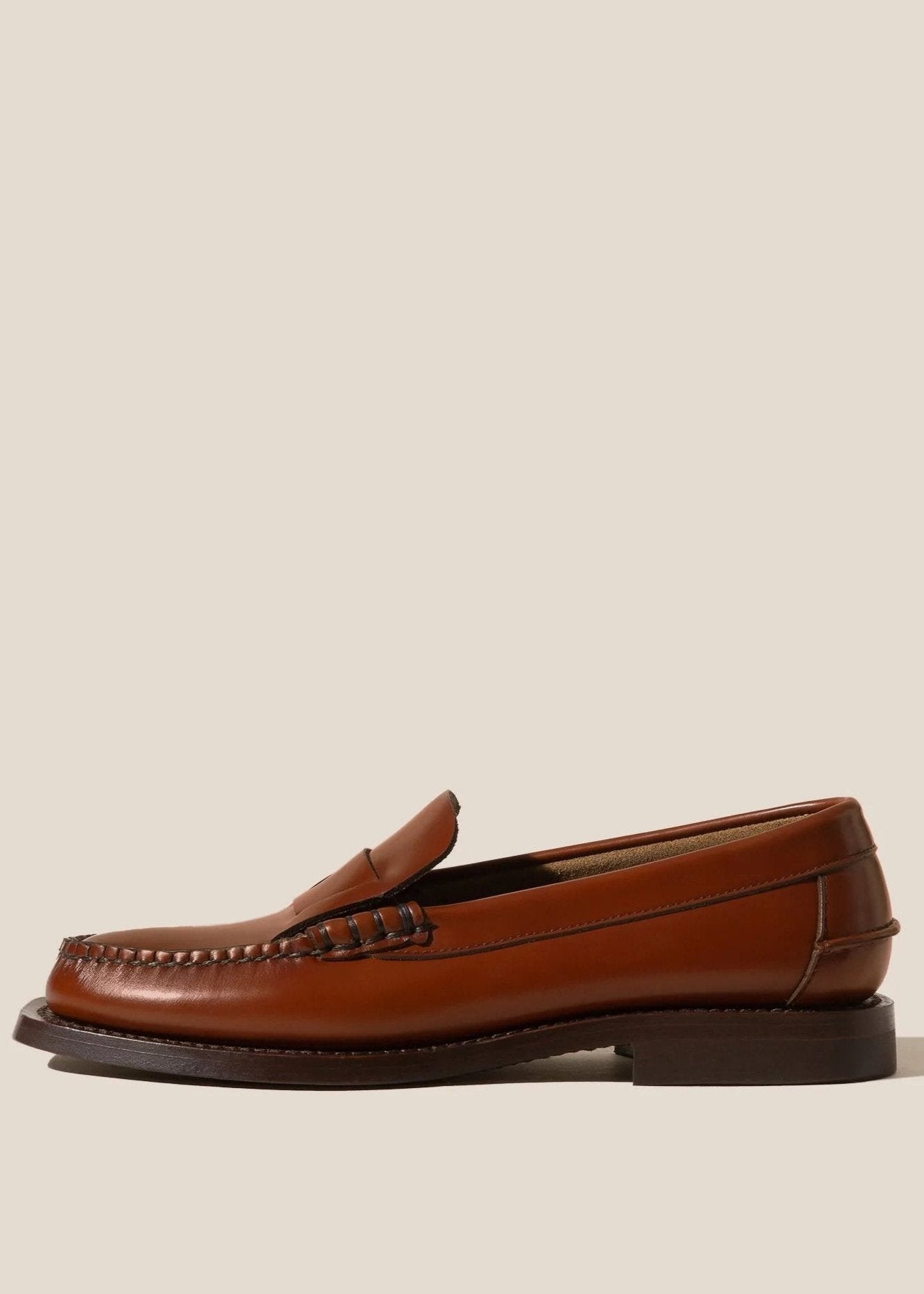 HEREU SINEU INTERLACE SLIP ON LOAFER - TAN