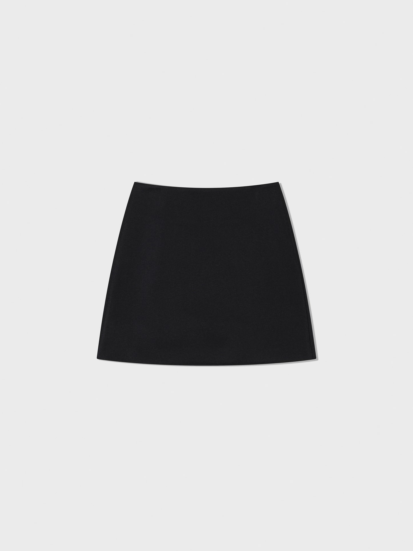 LOW CLASSIC A-LINE MINI SKIRT - BLACK