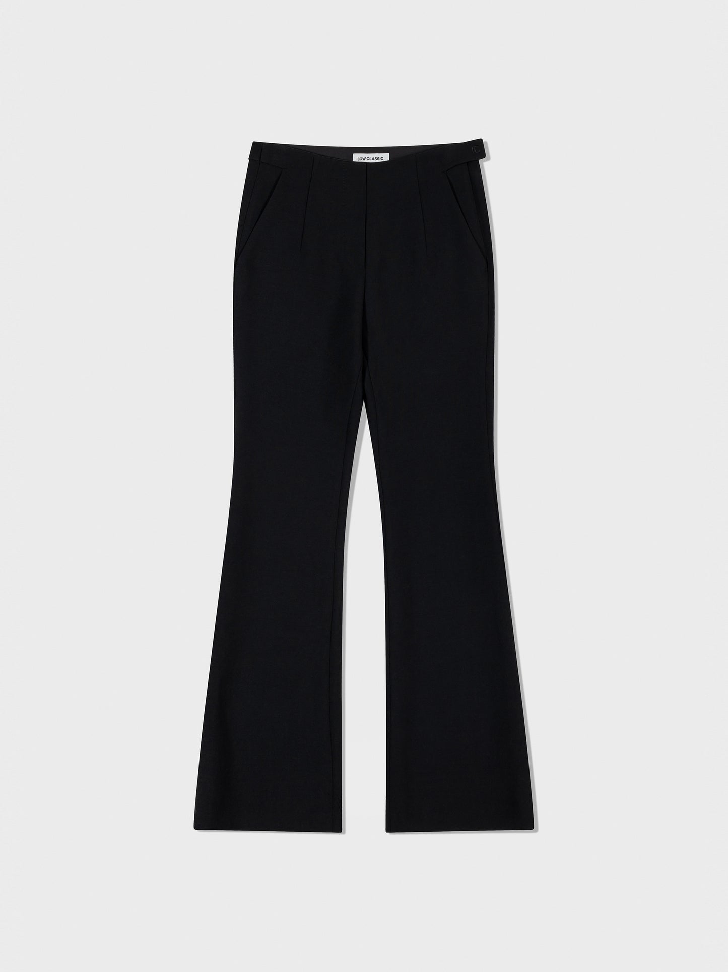 LOW CLASSIC BOOTCUT TROUSER - BLACK
