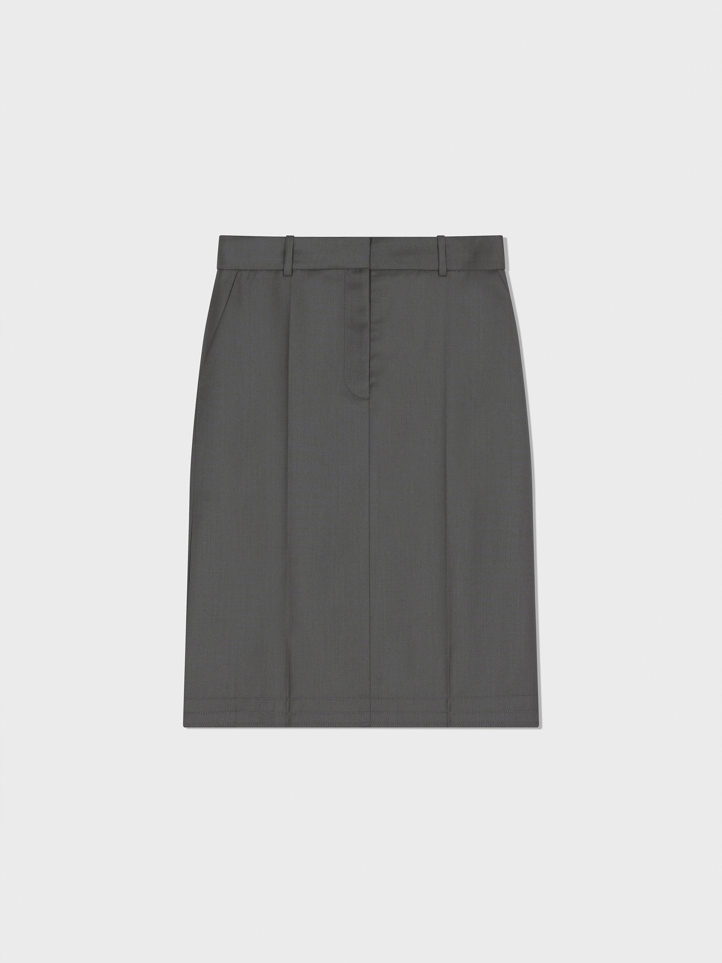 LOW CLASSIC H-LINE SKIRT - GREY