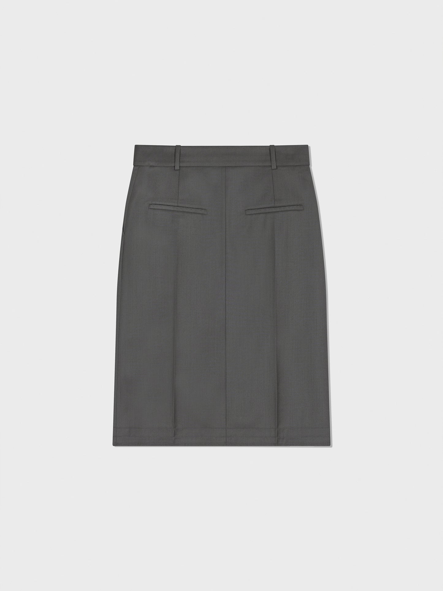 LOW CLASSIC H-LINE SKIRT - GREY