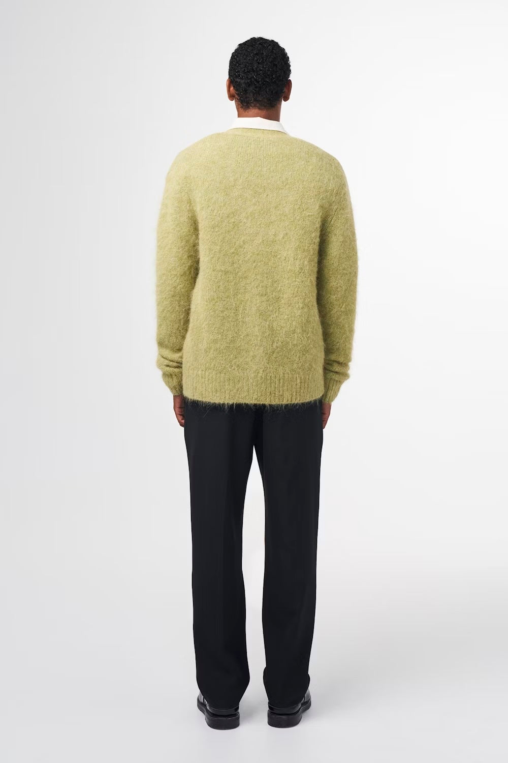 NN07 KYLE ALPACA BLEND CARDIGAN - EVERGREEN