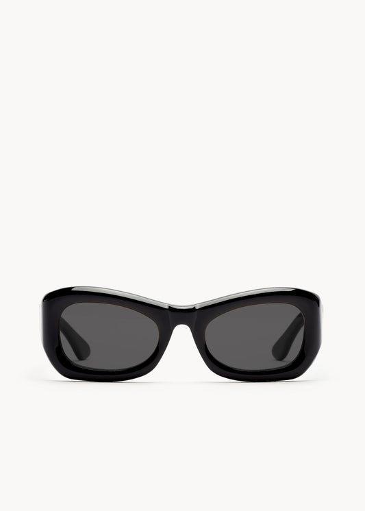 PORT TANGER TANGERINE BLACK ACETATE