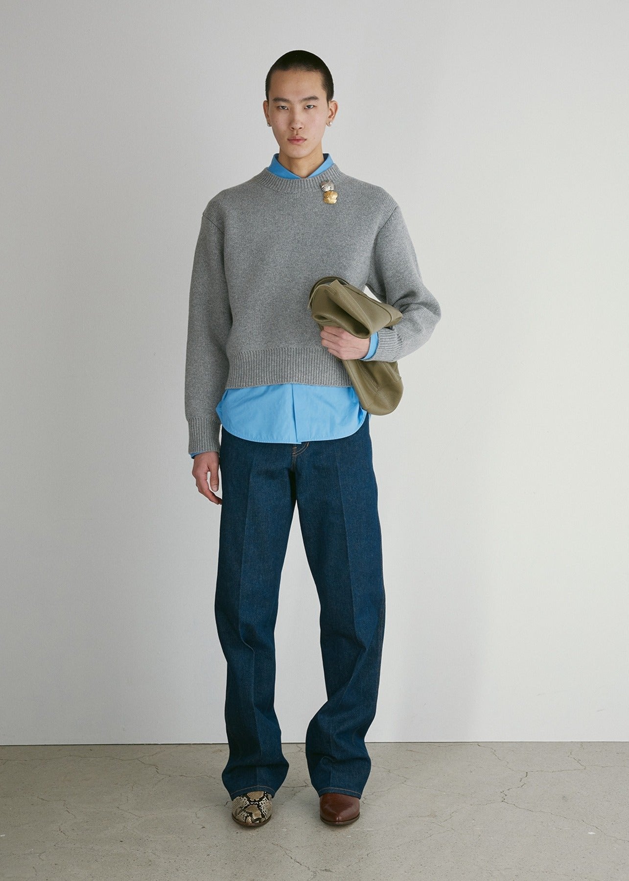 RECTO VINCENT STRAIGHT FIT DENIM PANTS - BLUE