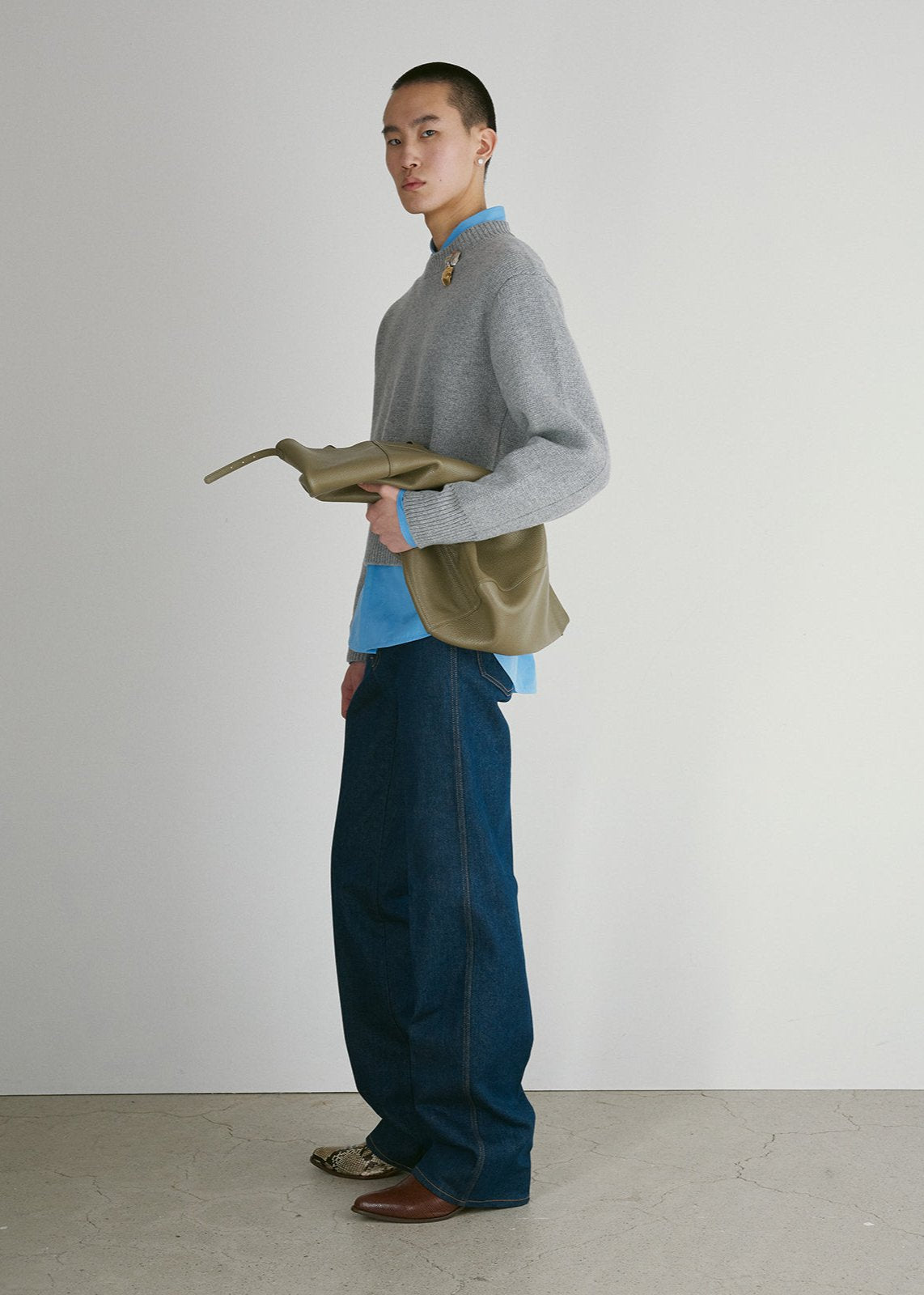 RECTO VINCENT STRAIGHT FIT DENIM PANTS - BLUE