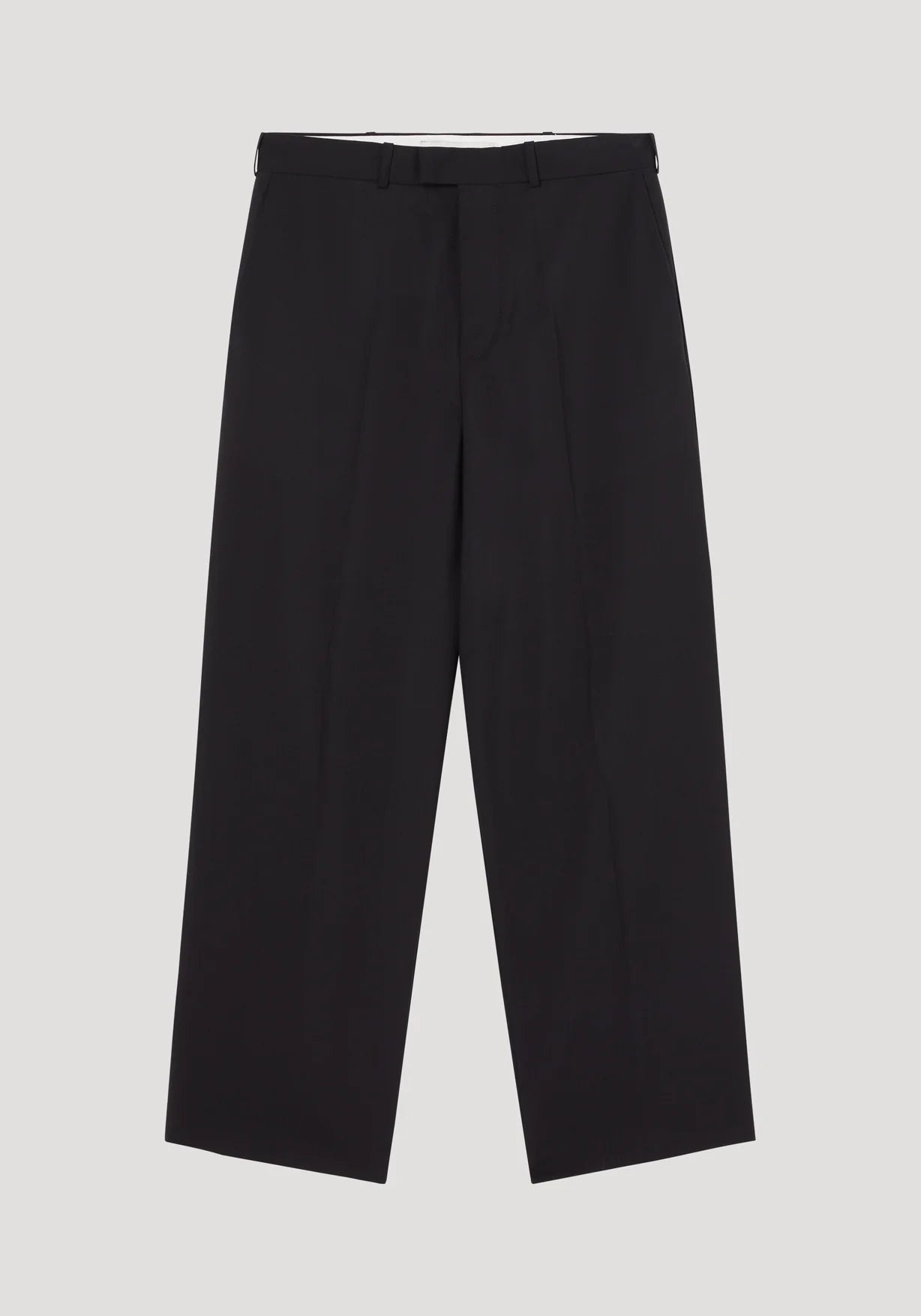 RÓHE MEN TAILORED WIDE LEG TROUSERS - NOIR