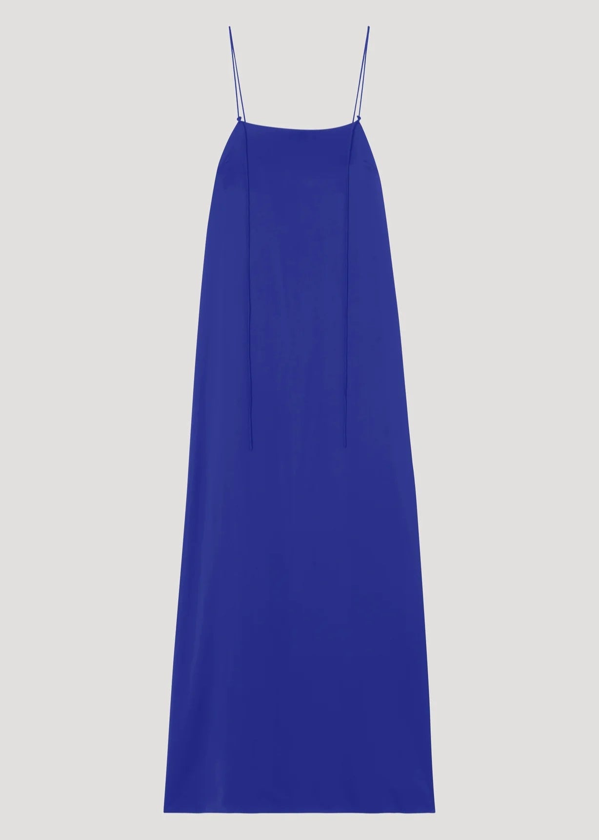 RÓHE SILK STRAP DRESS - ELECTRIC BLUE