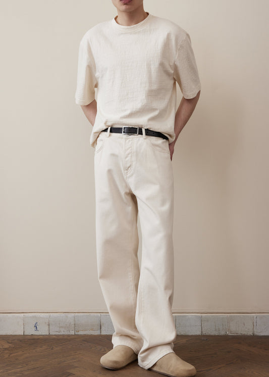 RÓHE MEN RELAXED LEG JEANS - NATURAL WHITE