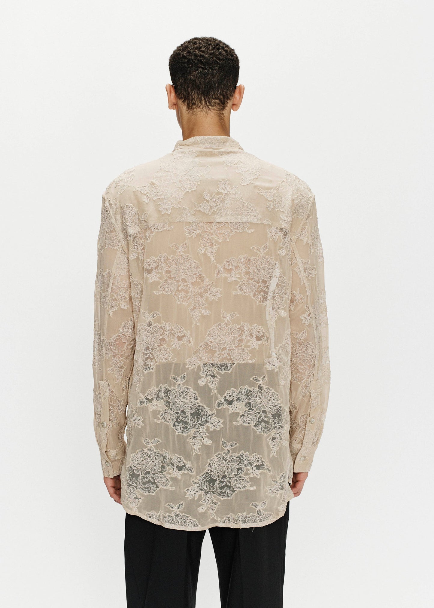 SONG FOR THE MUTE LS OVERSIZED SHIRT - PEARL