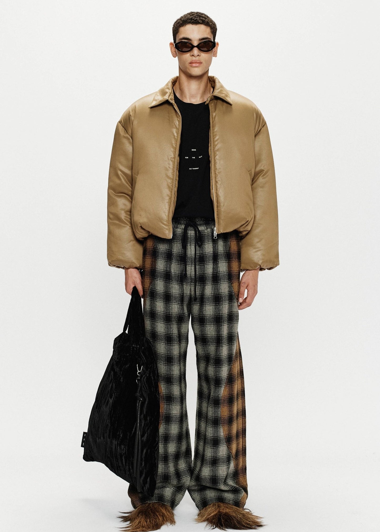 SONG FOR THE MUTE UNISEX PUFFER JACKET - CAMEL