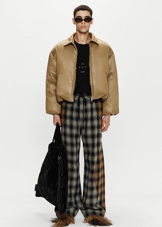 SONG FOR THE MUTE UNISEX PUFFER JACKET - CAMEL