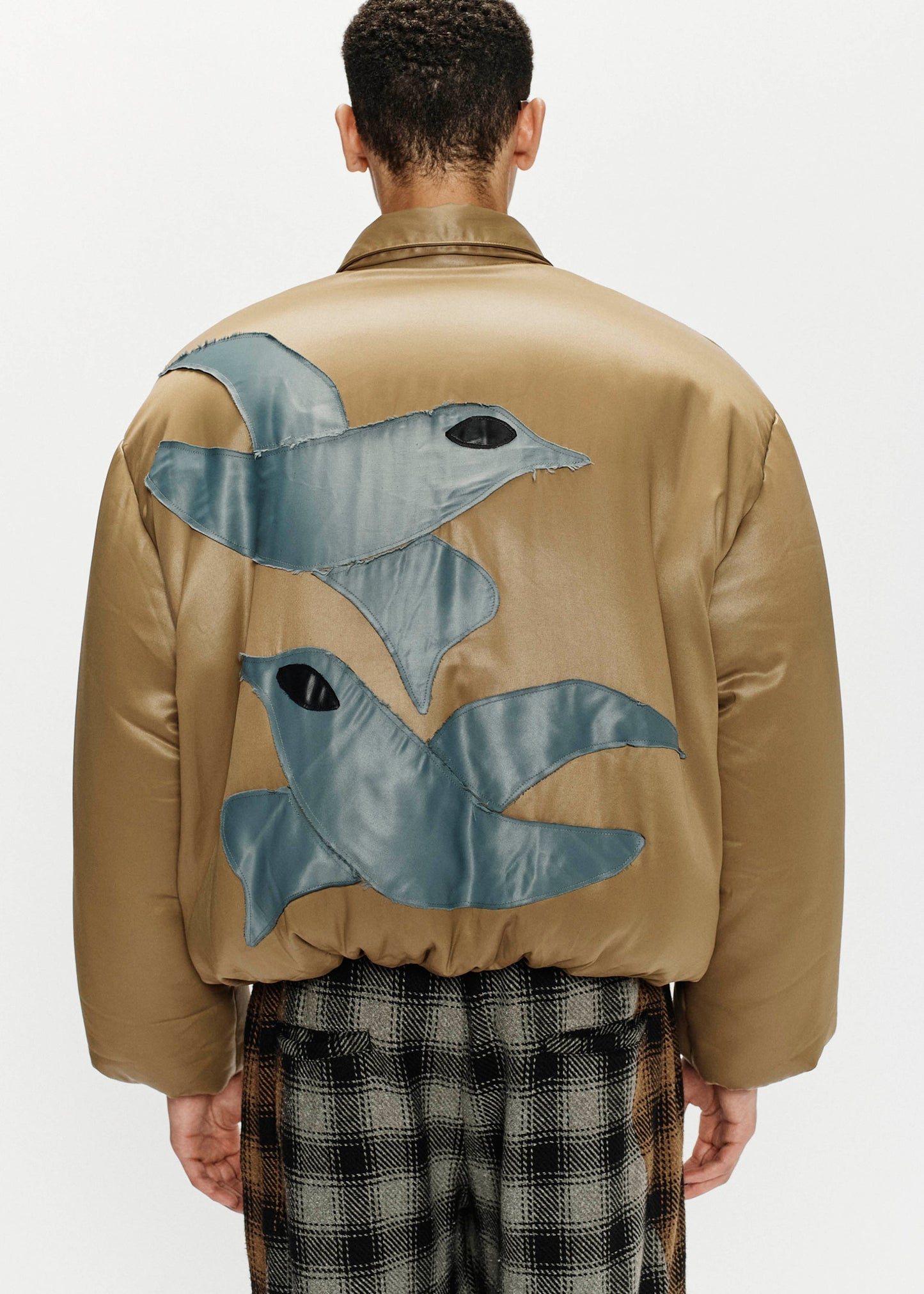 SONG FOR THE MUTE UNISEX PUFFER JACKET - CAMEL