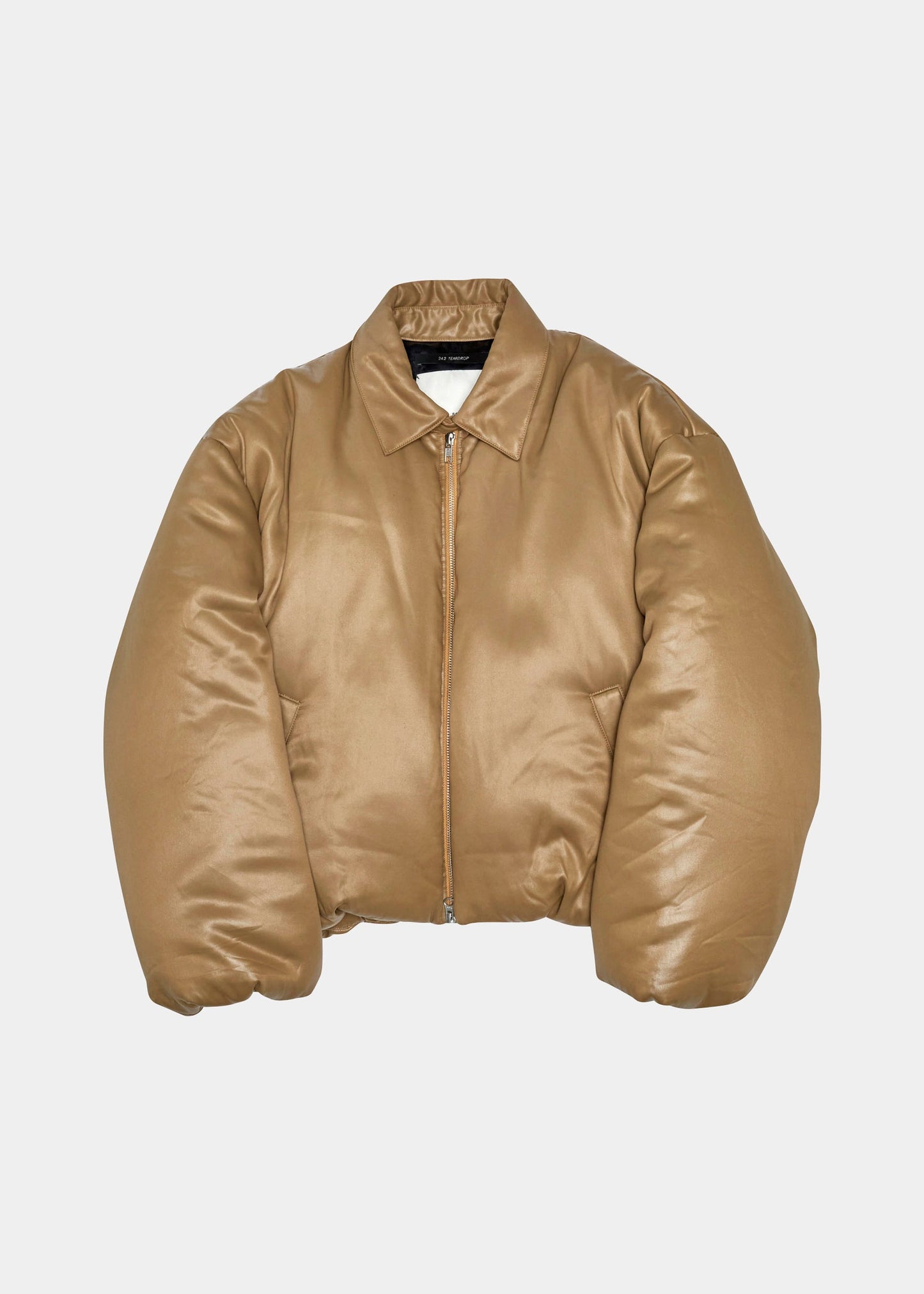 SONG FOR THE MUTE UNISEX PUFFER JACKET - CAMEL