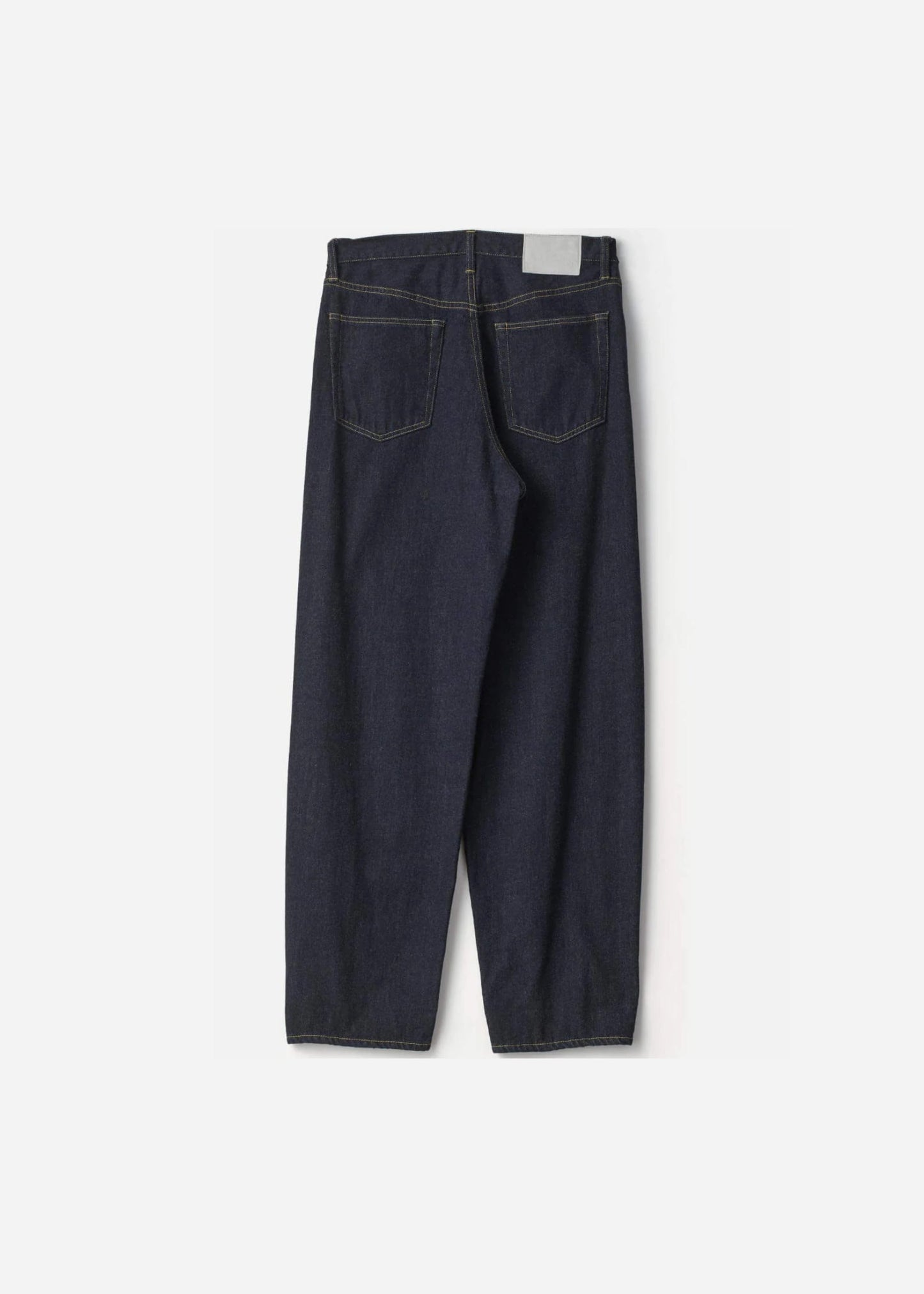 SSSTEIN DEFORMATION WIDE ECO DENIM JEANS - INDIGO OW