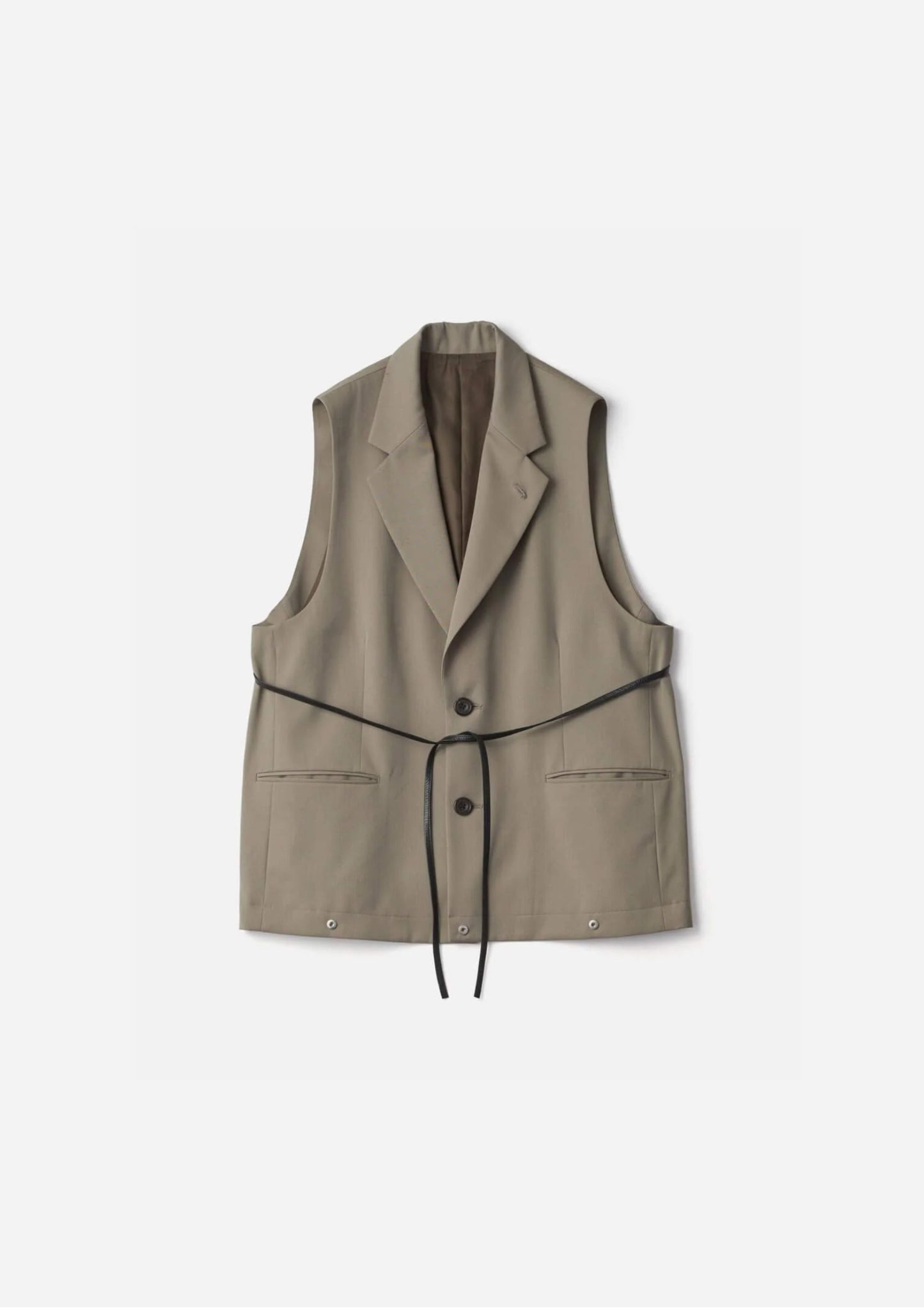 SSSTEIN OVERSIZED LAYERED COMBINATION JACKET - TAUPE BEIGE