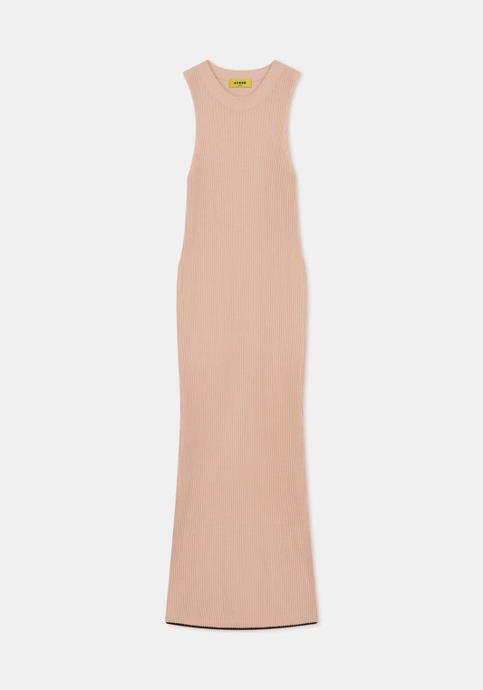 AERON TRIESTE RIB LONG DRESS - BALLET