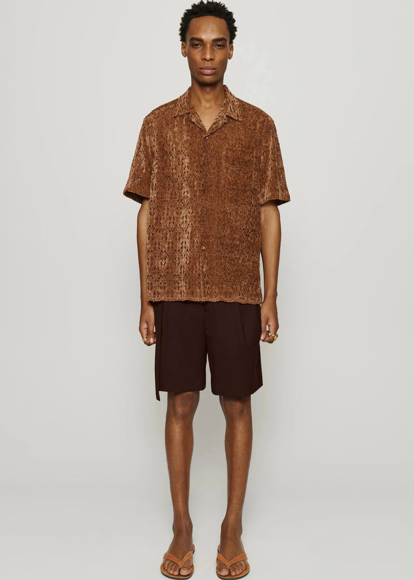CMMN SWDN MARSHALL SHORTS - BURGUNDY
