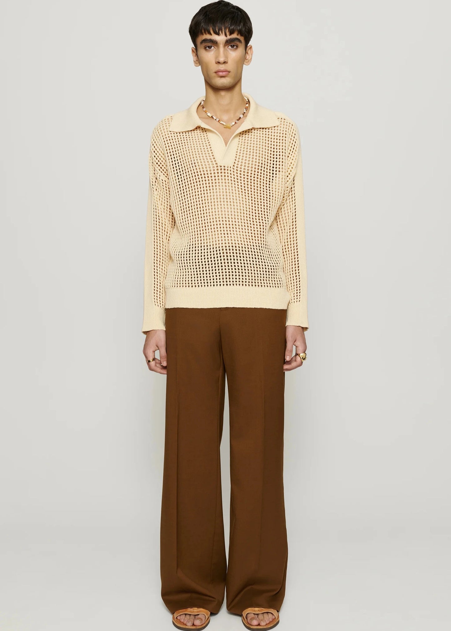 CMMN SWDN OTTO PANTS - BROWN