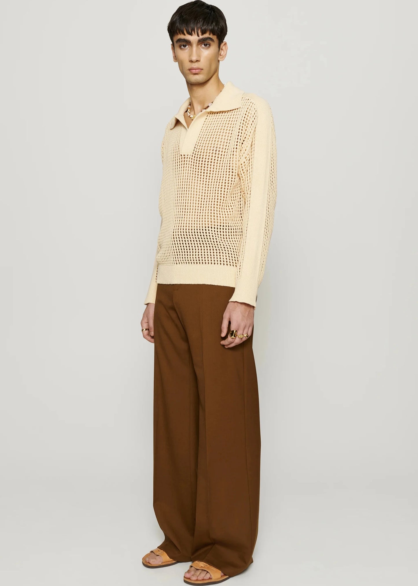 CMMN SWDN OTTO PANTS - BROWN