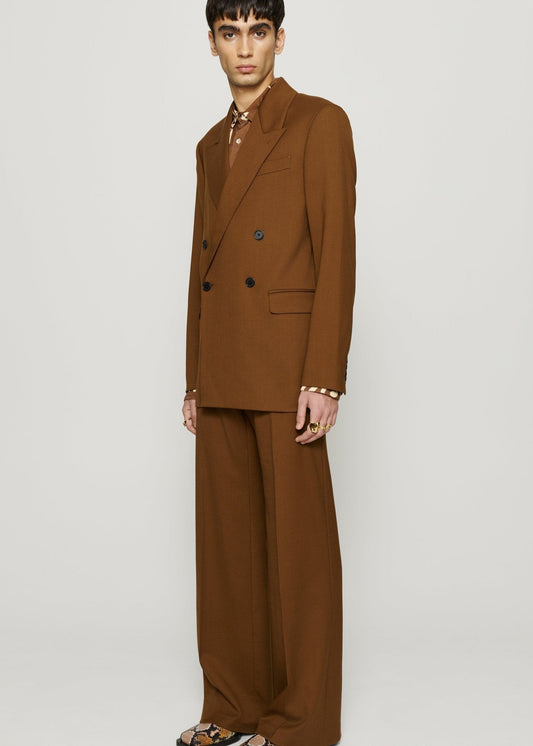 CMMN SWDN VIGAR BLAZER - BROWN