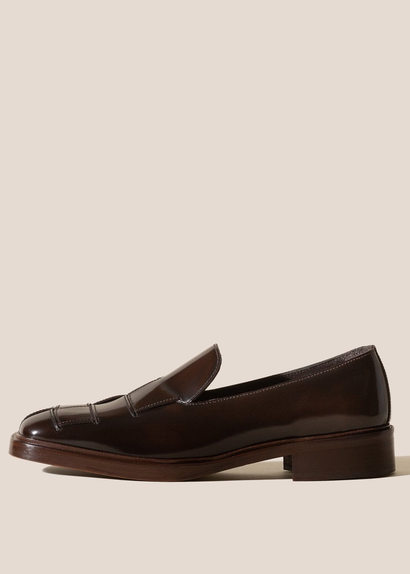HEREU GUERA INTERVOWEN SLIP ON LOAFER - EBONY